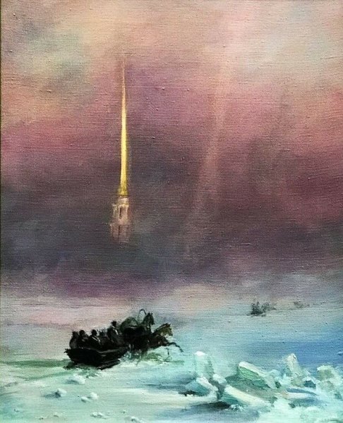 Айвазовский корабль помощи 1892