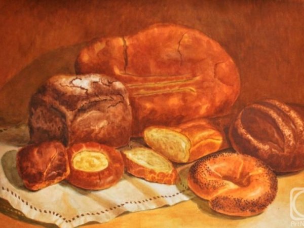 Натюрморт хлебобулочных изделий