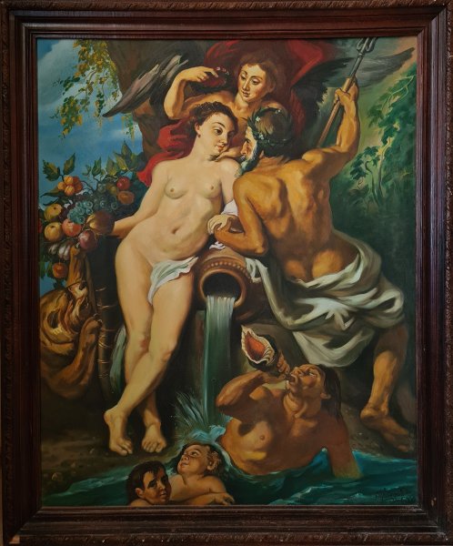 Союз земли и воды картины Рубенса Барокко