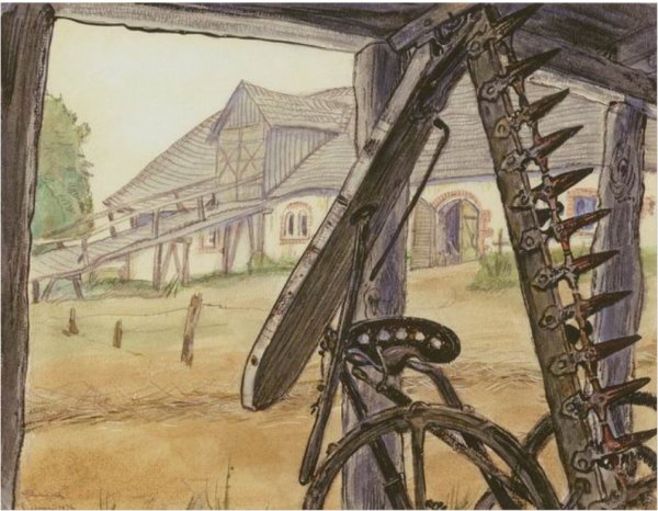 Мстислав Валерианович Добужинский двор