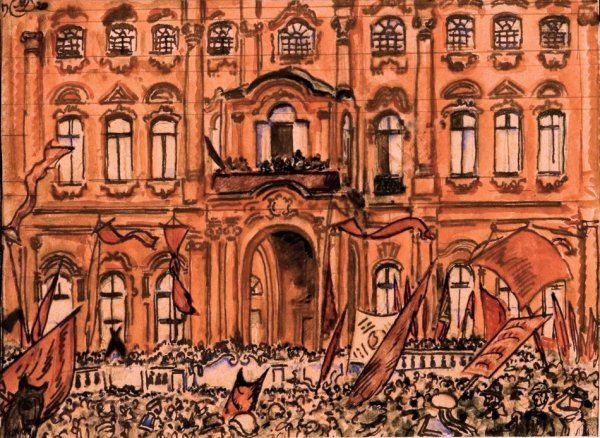 Добужинский "Николай Ставрогин" (1913)