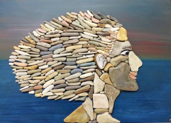 Картины из морских камней