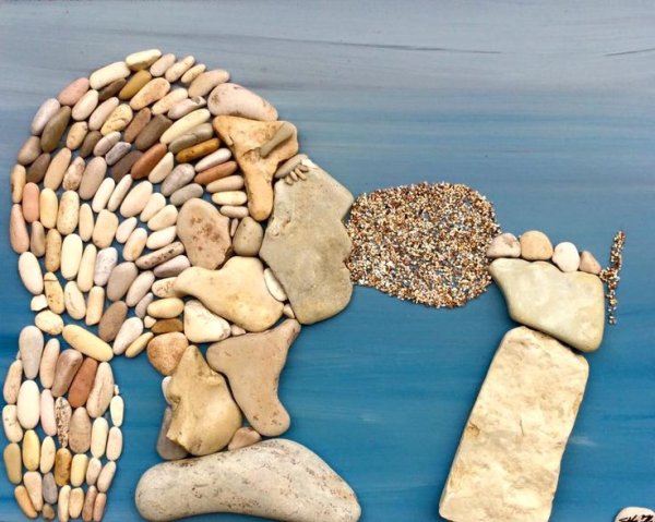 Идеи поделок из камней