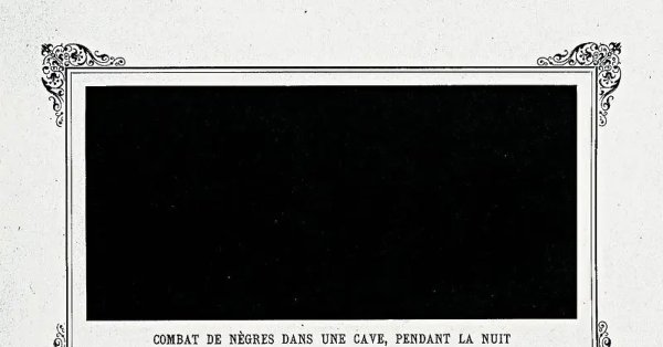 Альфонса Алле битва негров в пещере глубокой ночью