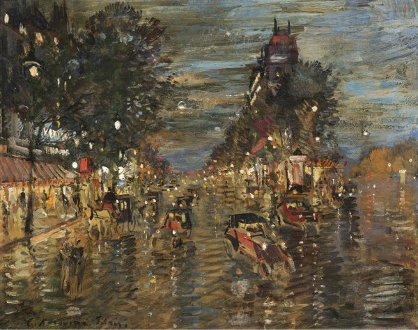 Константин Коровин цветы Гурзуф