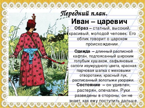 Сочинение про Ивана царевича