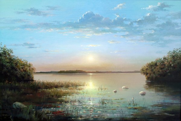 Красивые пейзажи живопись маслом