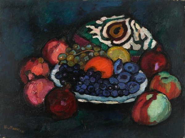 Илья Машков натюрморт с тюбетейкой