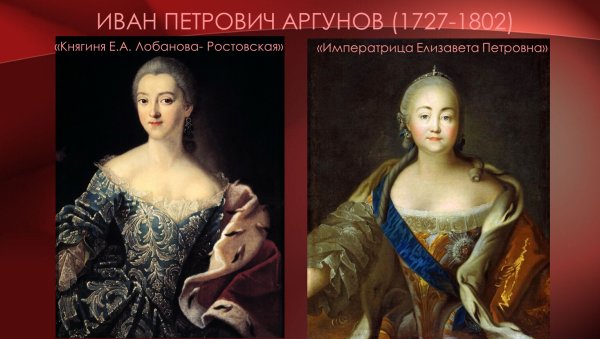 Екатерины Алексеевны Иван Аргунов