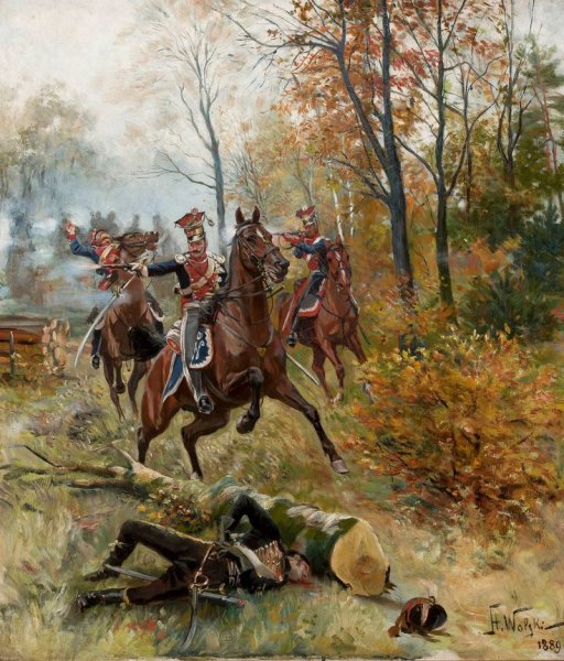 Художник Коссак наполеоновские войны