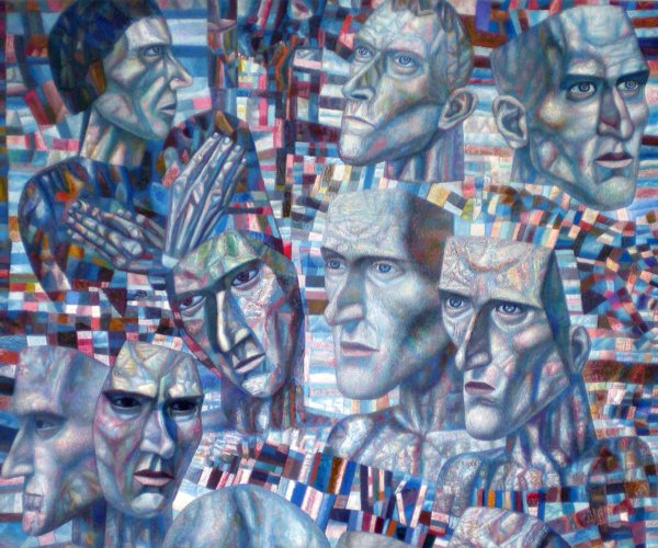 Павел Филонов головы 1910