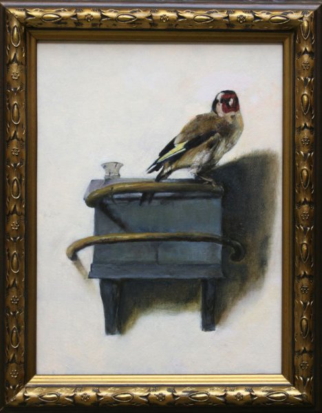 Репродукция щегол Карел Фабрициус