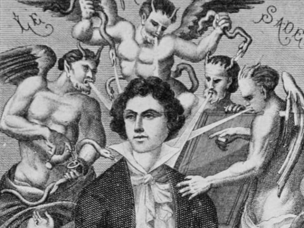 Де сад Жюстина Гравюры