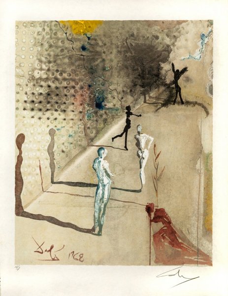 Сальвадор дали иллюстрации Маркиз де сад