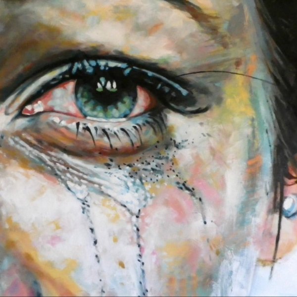 Слезы живопись