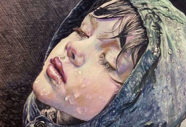 Слезы живопись