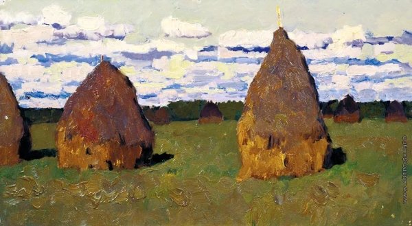 Деревня Стожаров живопись