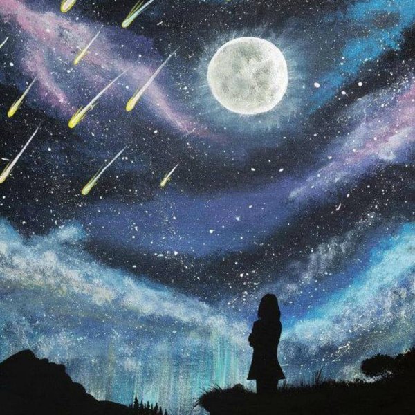 Ночь звезды живопись