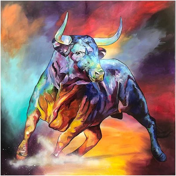 Бык живопись