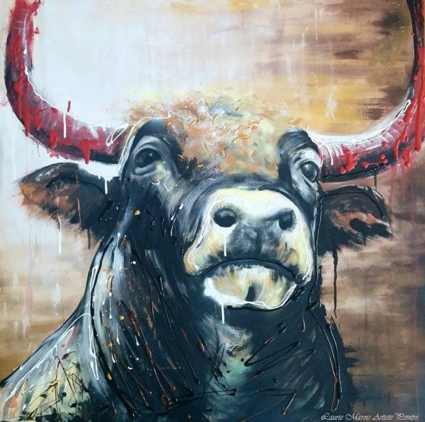 Бык живопись