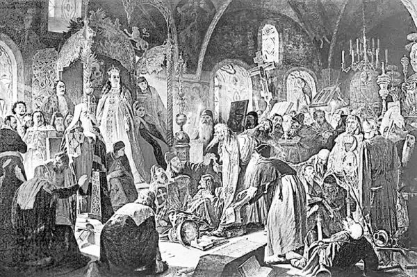 Никита Пустосвят спор о вере Василий Перов