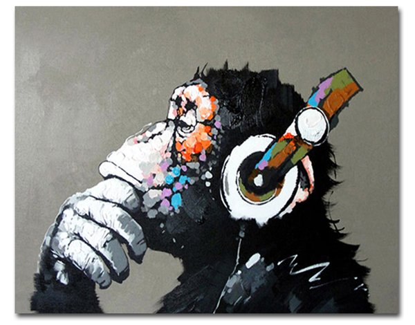 Обезьяна в стиле поп арт