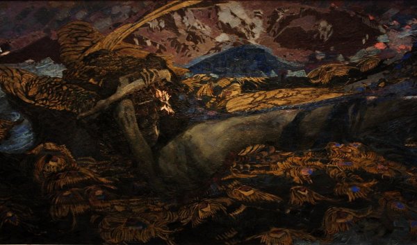 Демон картина Врубеля оригинал