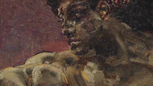 Михаил Врубель картины демон сидящий