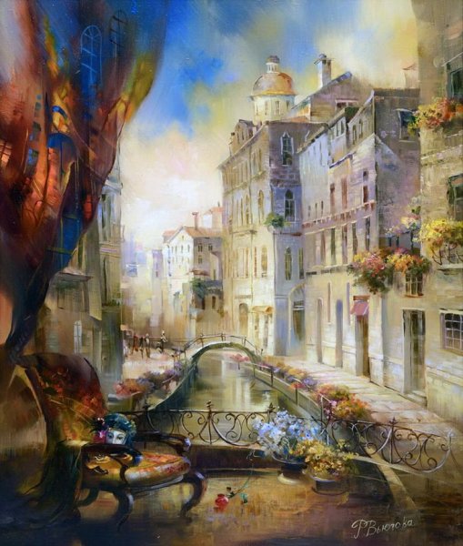 Картины пейзажи Вьюгова Римма