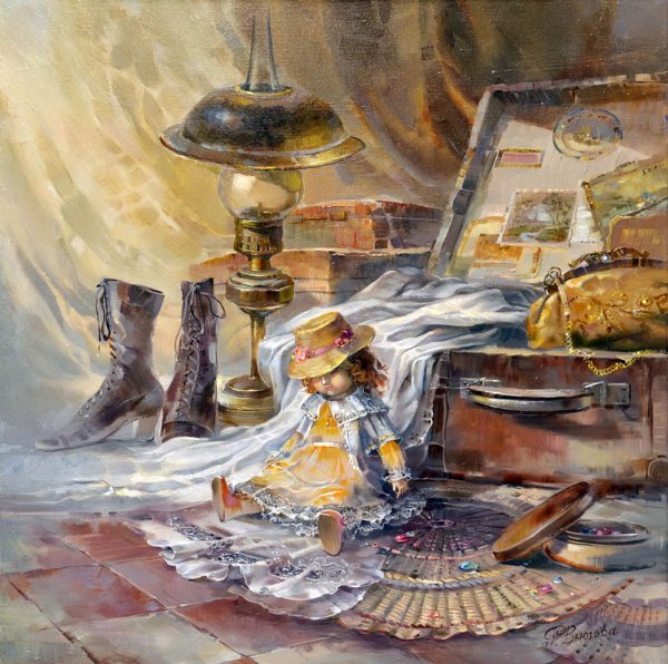 Художница Вьюгова Римма картины осени