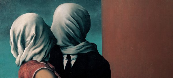 Рене Магритт поцелуй