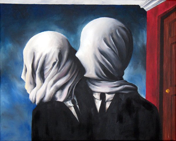 Рене Магритт влюбленные 1928