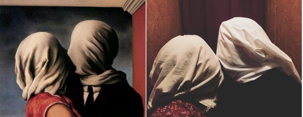 Рене Магритт влюбленные