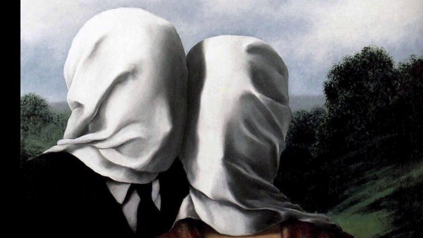 Рене Магритт влюбленные 1928