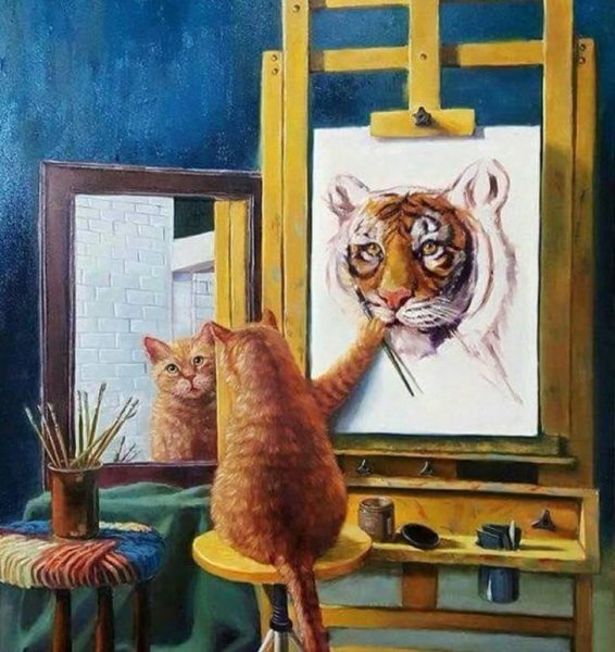 Художница Лючия Хеффернан. Коты