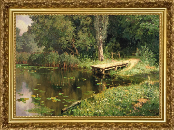 Василий Дмитриевич Поленов заросший пруд