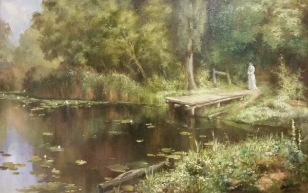 Поленов заросший пруд