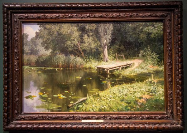 Поленов заросший пруд