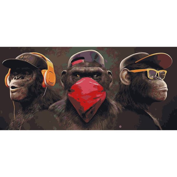 Картина три обезьяны