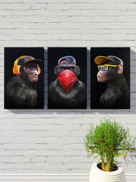 Модульная картина обезьяна