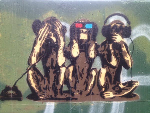 Картина 3 обезьяны