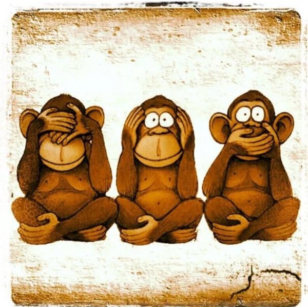 Ничего не вижу ничего не слышу ничего никому не скажу