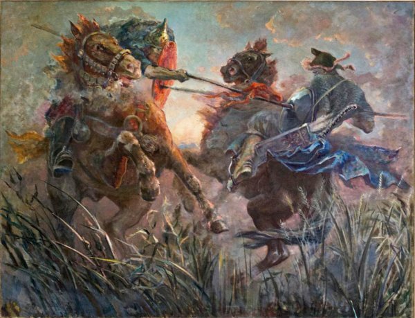 Пересвет и Челубей Куликовская битва