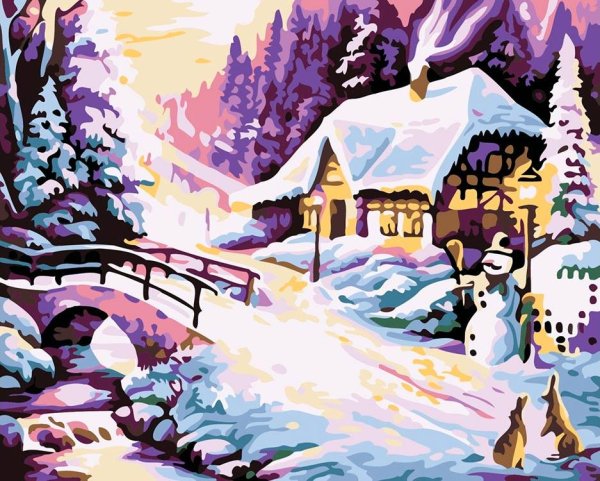 Сказочный зимний лес для детей