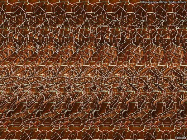 3д стереограммы для глаз