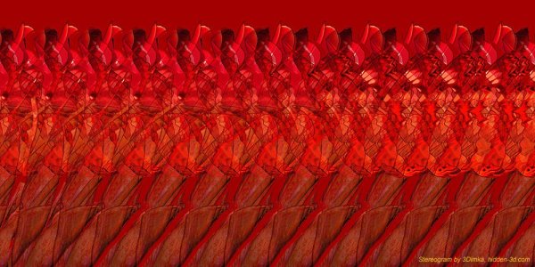 Стереограмма бабочка