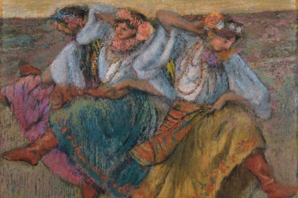 Картина Эдгара Дега русские танцовщицы