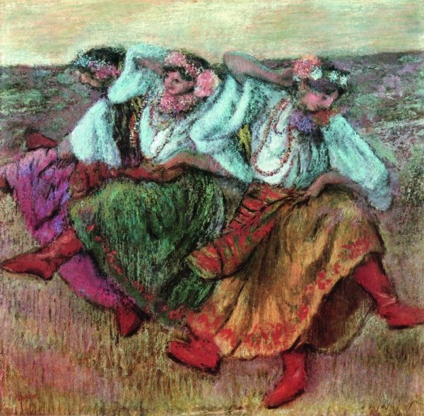 Картина Дега русские танцовщицы