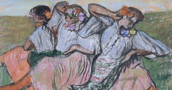 Картина Дега русские танцовщицы