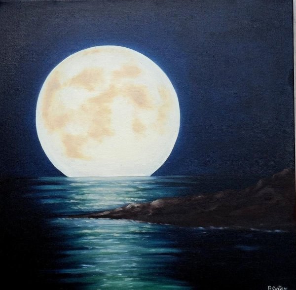 Айвазовский Иван Константинович - Лунная ночь на море